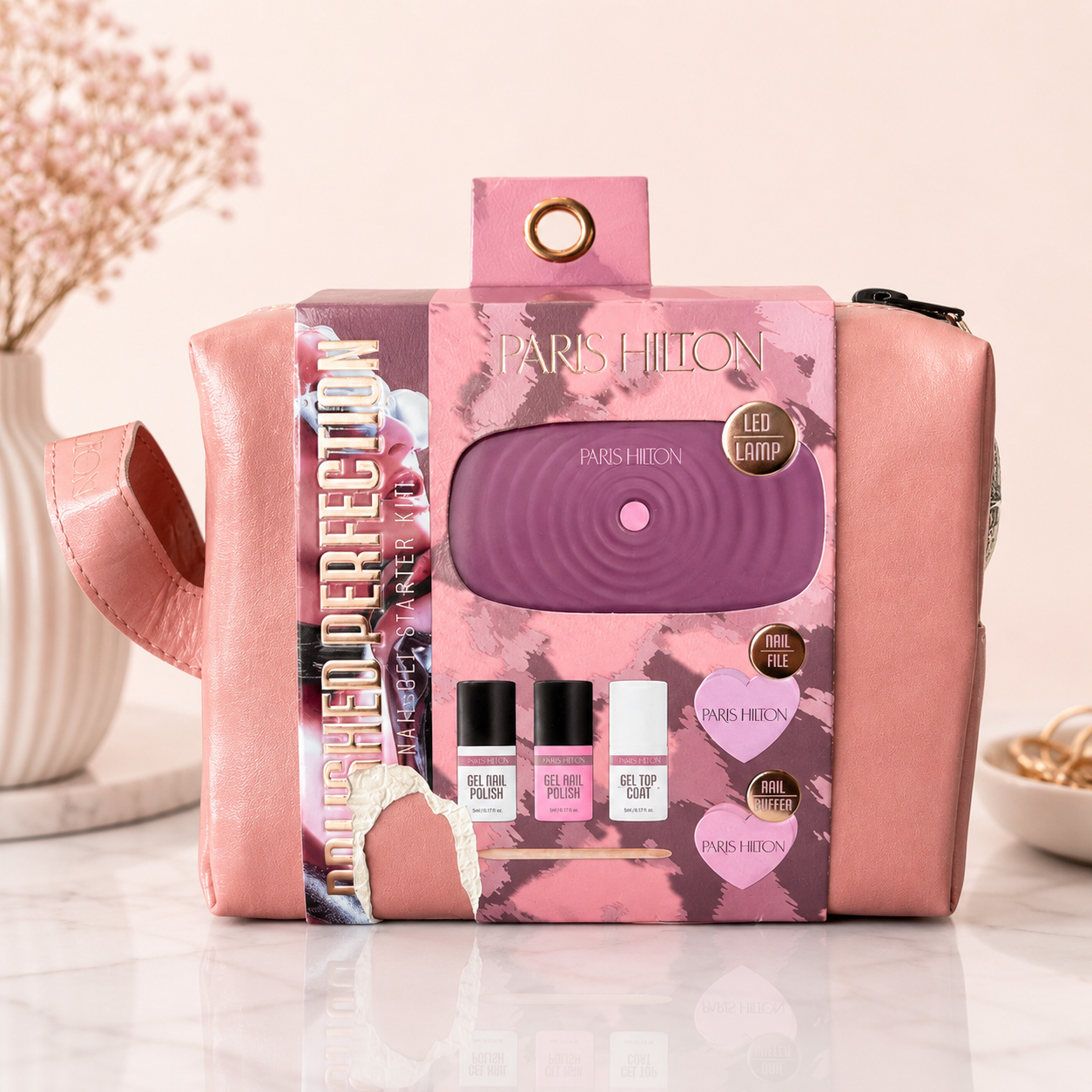 Paris Hilton Kit Manicure Profesional Glam Rosa Paris