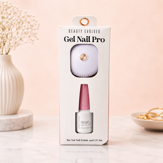 Beauty Evolved Kit Gel Profesional Acabado Natural Rosa