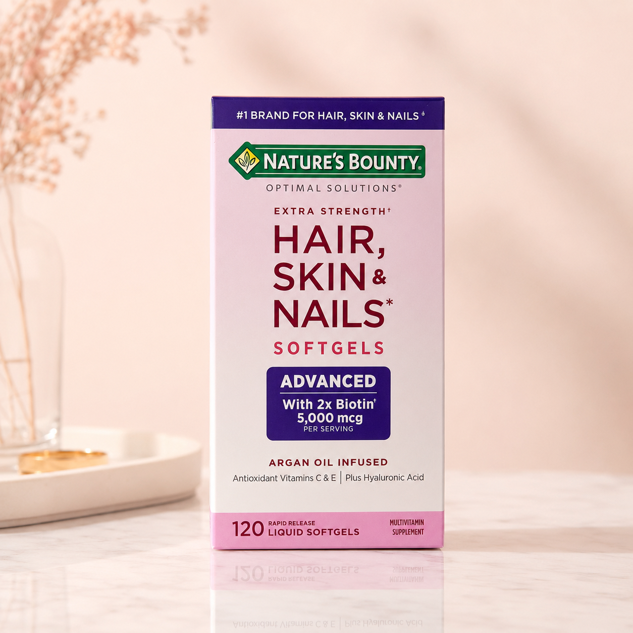 Nature’s Bounty Softgels Cabello Piel y Uñas Extra Fuerza