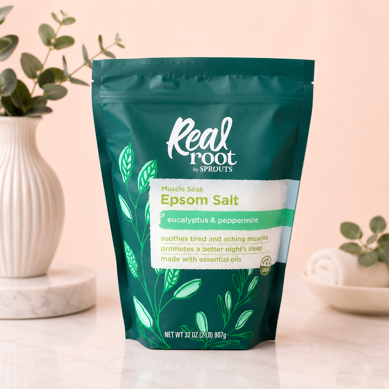 Real Root Sales Relajantes Himalaya Geranio Cedro Natural