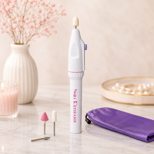 Nails Decorator Pulidor Eléctrico Precision Blanco Perla