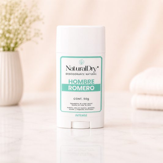 NaturalDry Desodorante Natural Intenso Hombre Romero