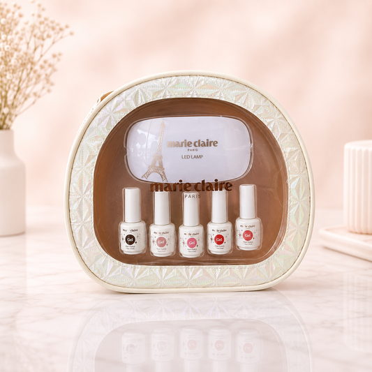 Marie Claire Kit Gel Profesional Portátil Rosa Nude