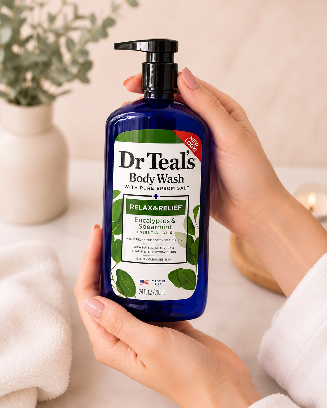 Dr Teal's Body Wash Revitalizante Eucalipto Fresco