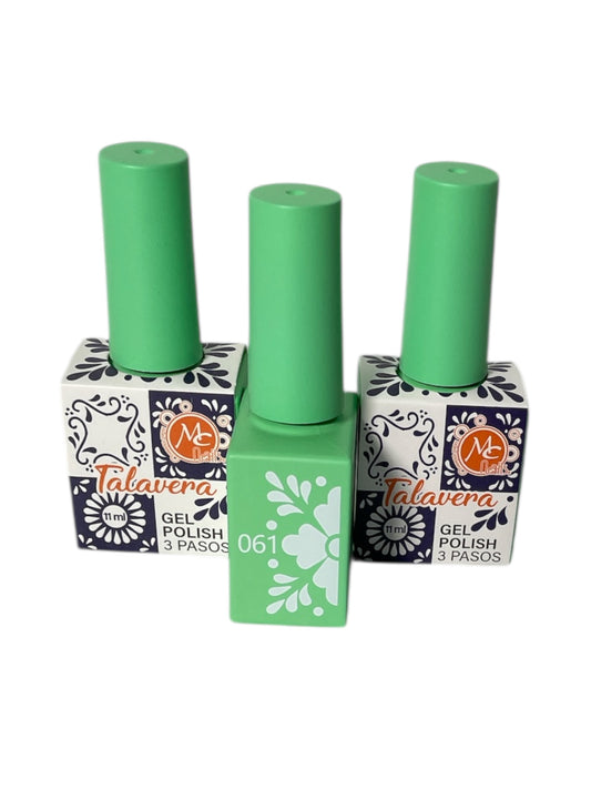 Esmalte en Gel MC Nails Talavera 061 – Verde Menta Fresco