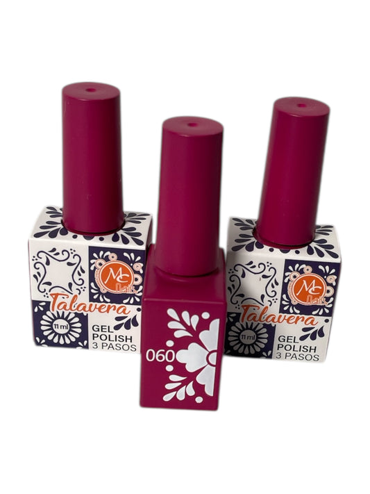 Esmalte en Gel MC Nails Talavera 060 – Ciruela Intenso