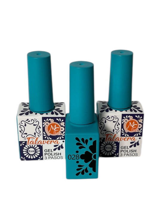 Esmalte en Gel MC Nails Talavera 028 – Azul Turquesa