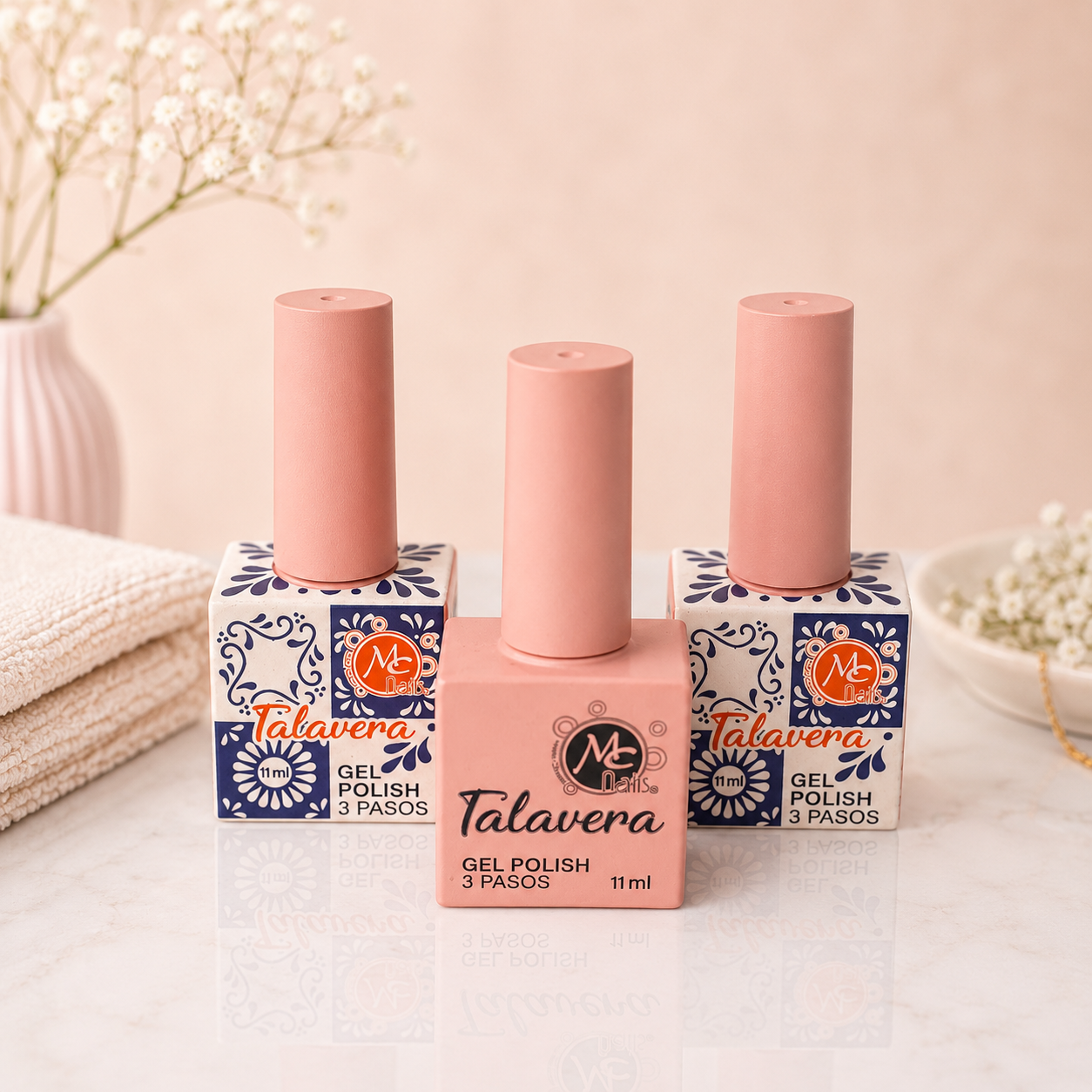 MC Nails Gel Duradero Rosa Durazno Suave 079