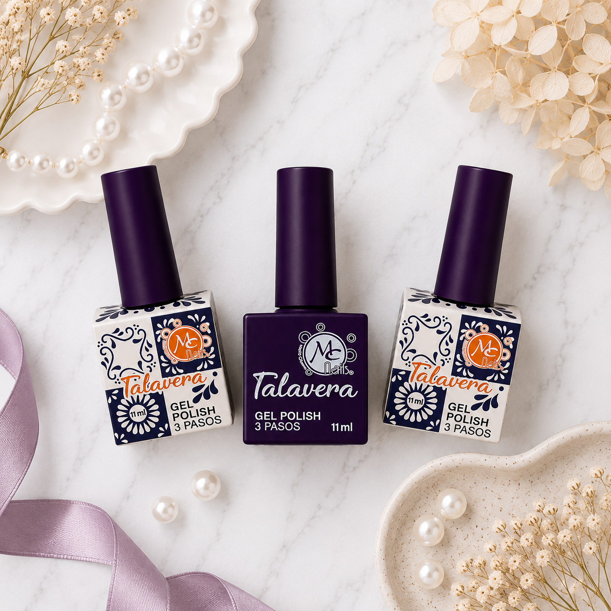 MC Nails Gel Duradero Morado  Profundo 041