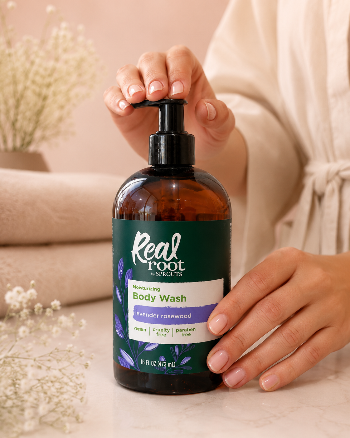 Real Root Loción Corporal Hidratante