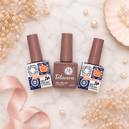 MC Nails Gel Duradero Café Taupe Elegante 075