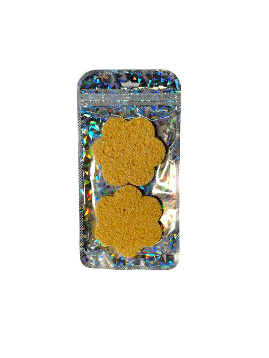 Esponjas Faciales en Forma de Flor – 2 Piezas Suaves y Reutilizables