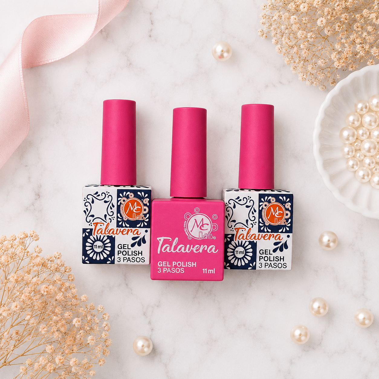 MC Nails Gel Sedoso Rosa Chicle Vibrante 036