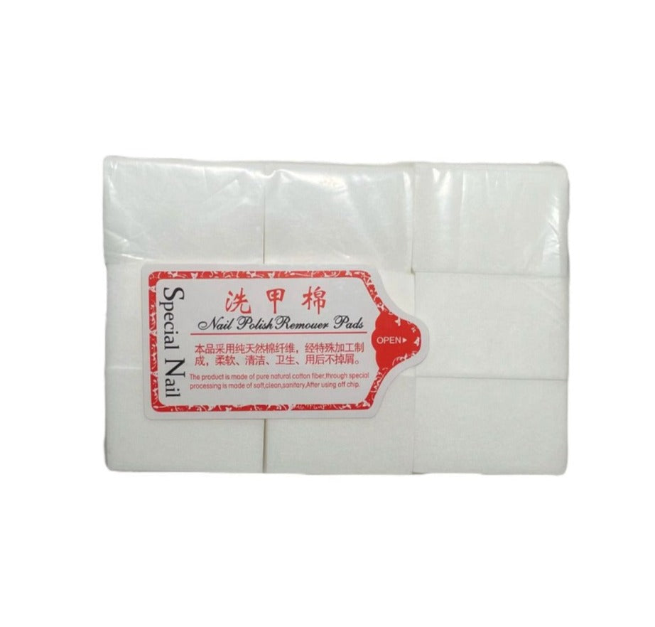 Pads de Algodón para Remover Esmalte – Nail Polish Remover Pads (500 Piezas)