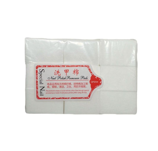 Pads de Algodón para Remover Esmalte – Nail Polish Remover Pads (500 Piezas)