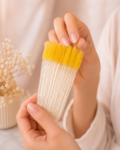 Cepillos Desechables Para Pestañas y cejas