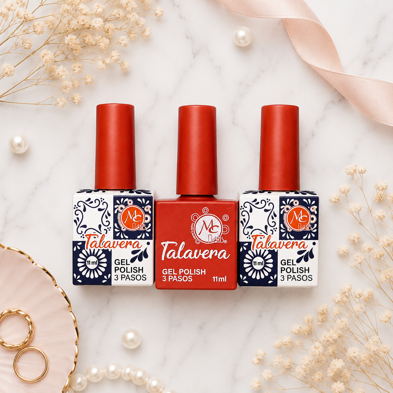 MC Nails Gel Semipermanente Coral Encendido 018 Talavera