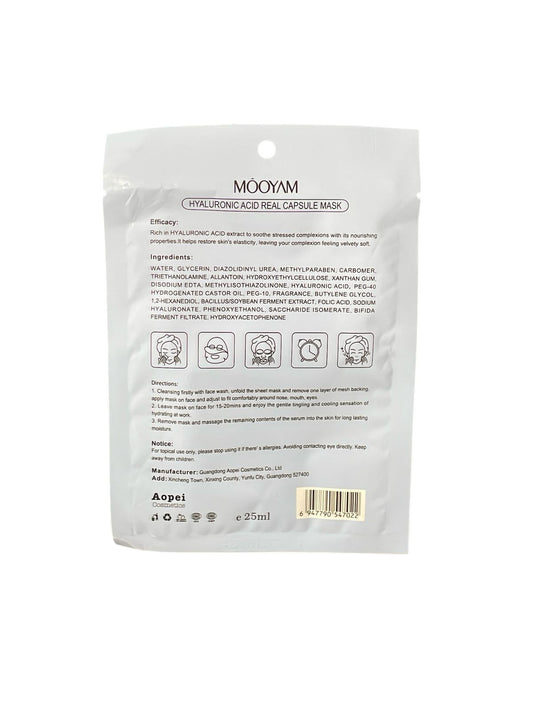 Mascarilla MOOYAM Hyaluronic Acid (25ml)