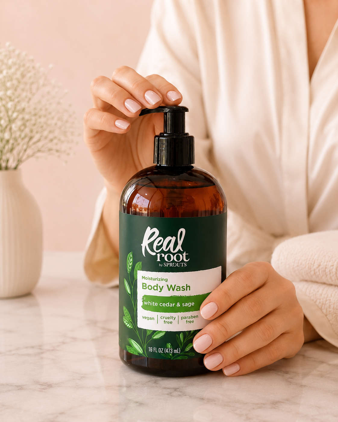 Real Root Loción Corporal Hidratante