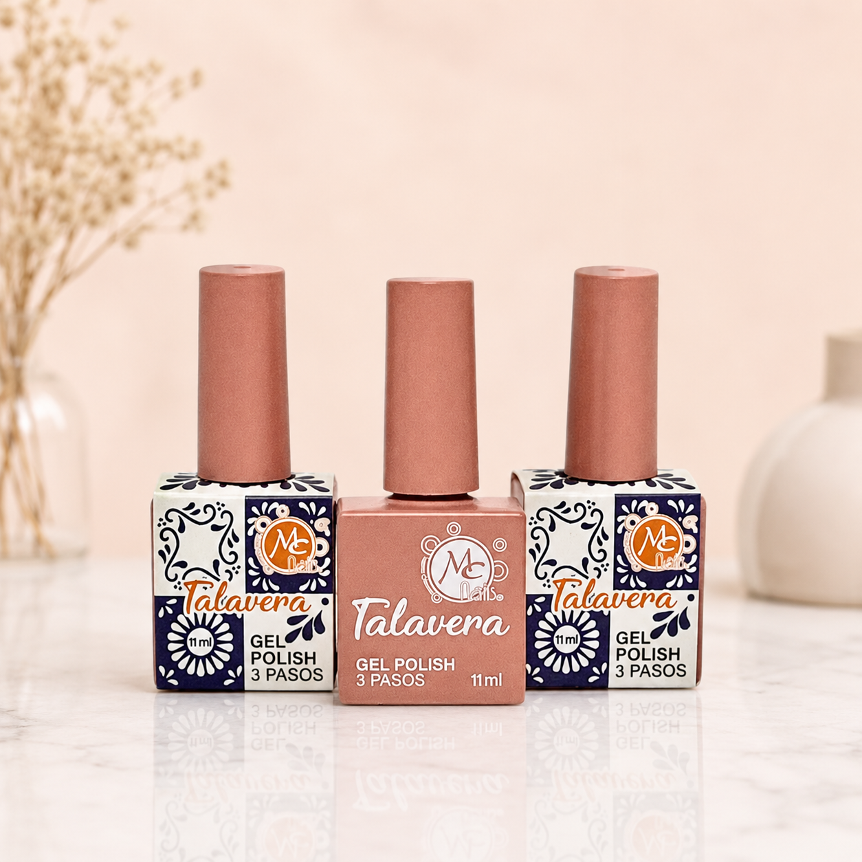 MC Nails Gel Semipermanente Brillo Nude Rosado 072