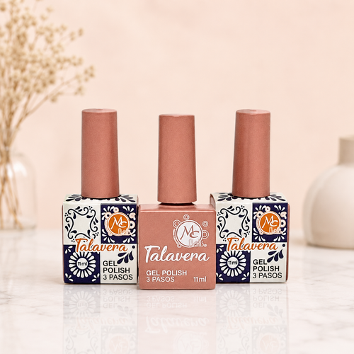 MC Nails Gel Semipermanente Brillo Nude Rosado 072