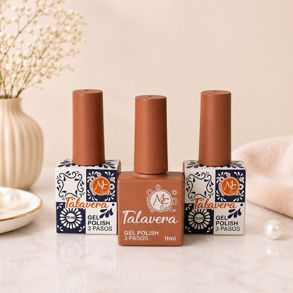 MC Nails Gel Duradero Café Canela Suave 078