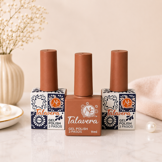 MC Nails Gel Duradero Café Canela Suave 078