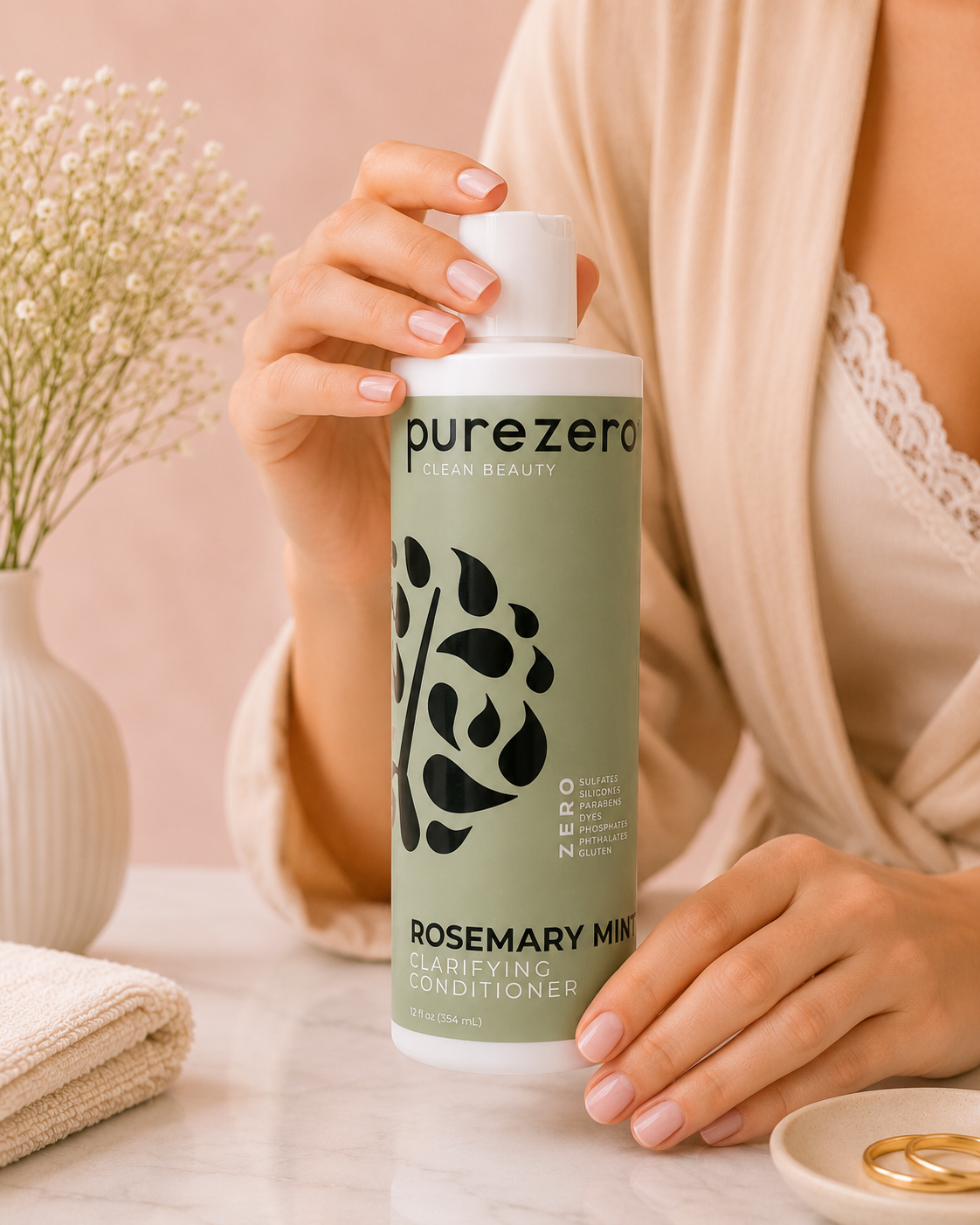Purezero Cuidado Capilar Purificante Romero y Menta