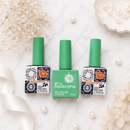 MC Nails Gel Brillante Verde Menta Pastel 061