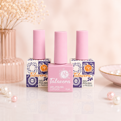 MC Nails Gel Semipermanente Brillo Rosa Chicle Suave 044