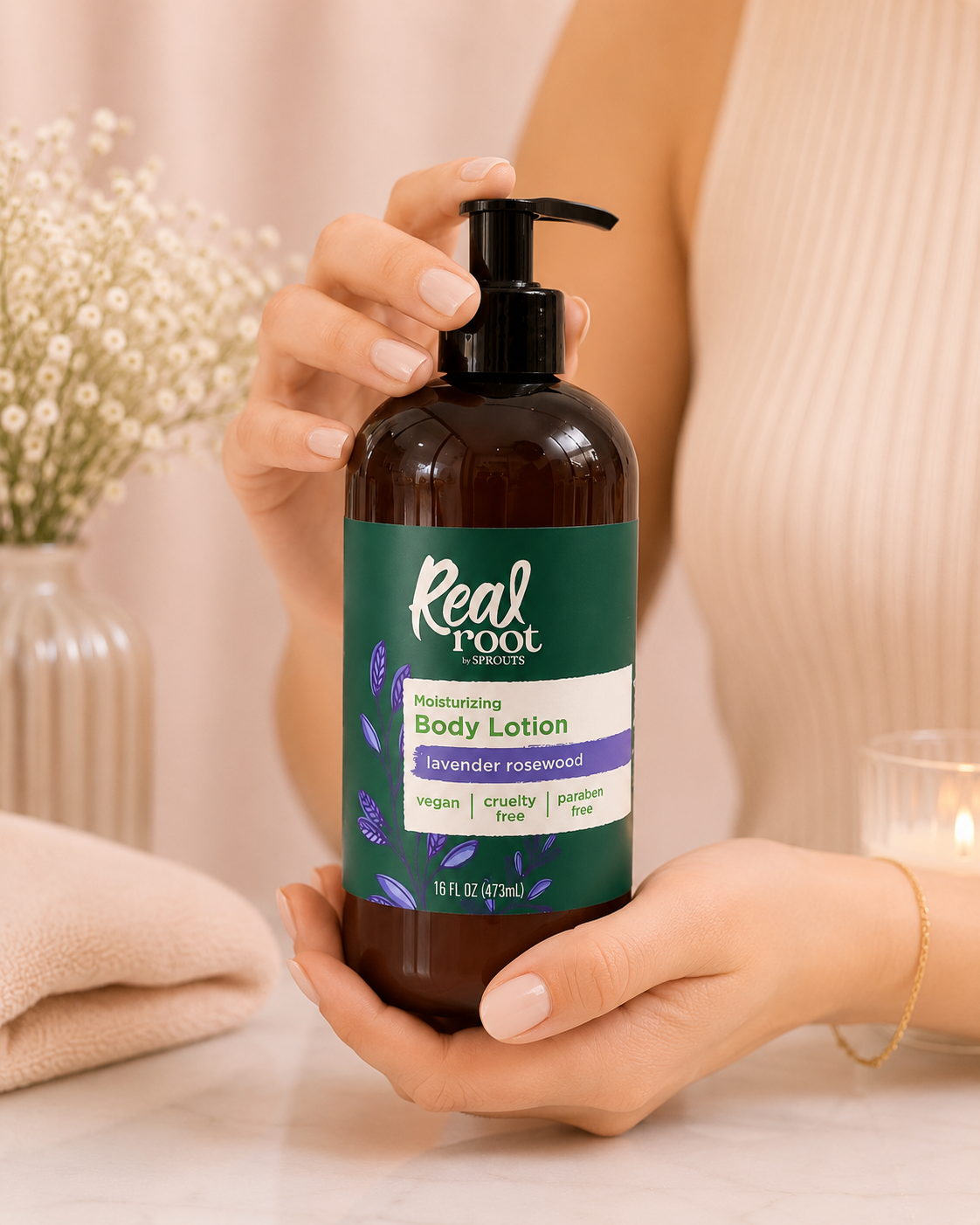 Real Root Loción Hidratante Suavidad