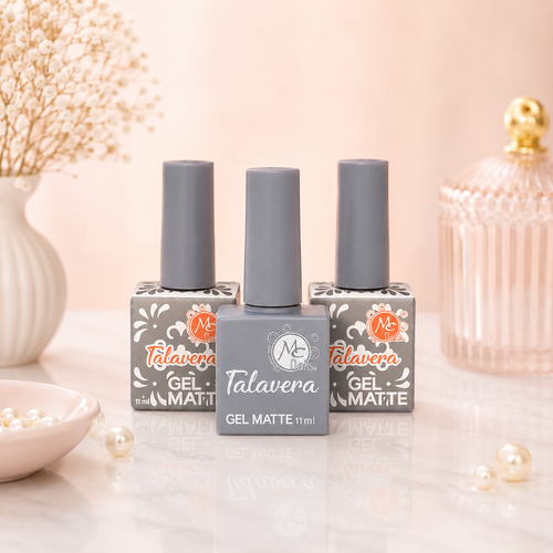 MC Nails Gel Matte Acabado Terciopelo Transparente